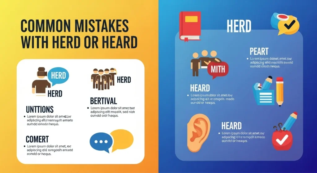 Common Mistakes with Herd or Heard