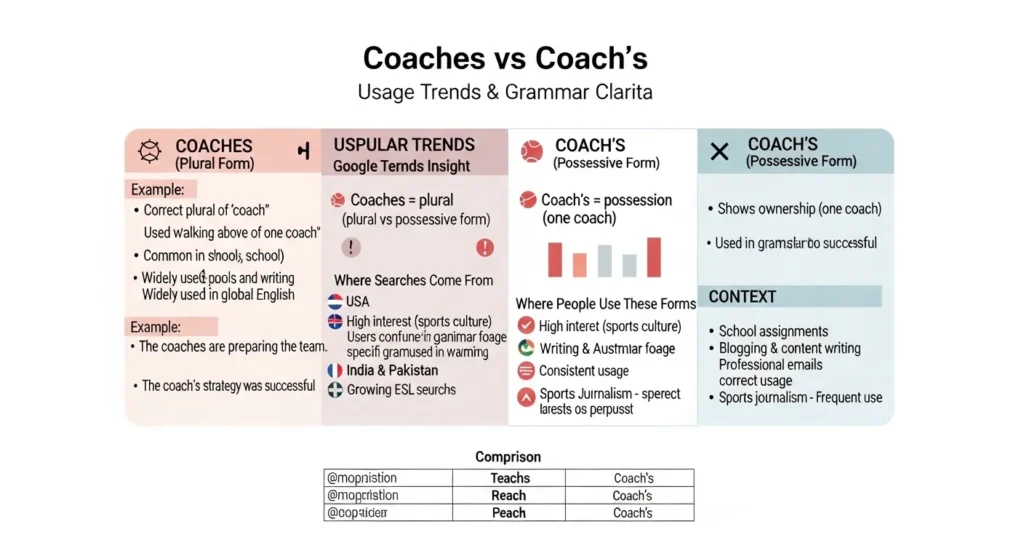 Coaches or Coach's: Google Trends & Usage Data