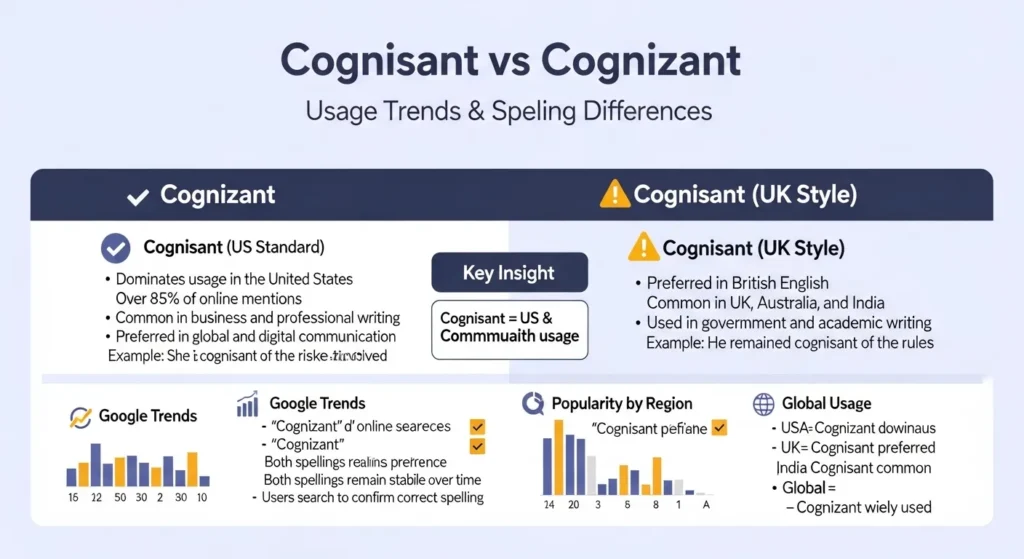 Cognisant / Cognizant: Google Trends & Usage Data