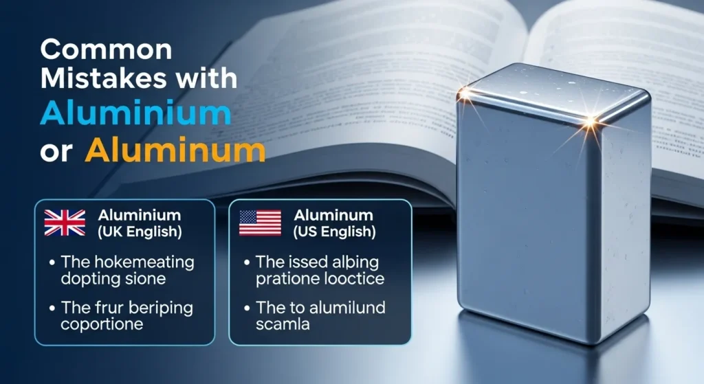 Common Mistakes with Aluminium or Aluminum
