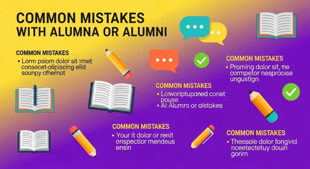 Common Mistakes with Alumna or Alumni