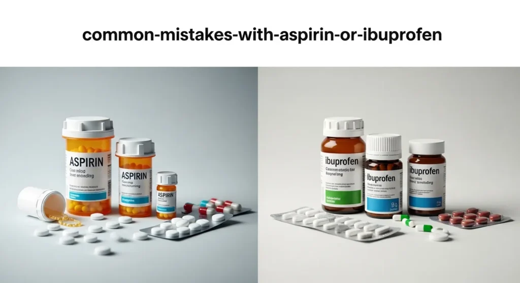 Common Mistakes with Aspirin or Ibuprofen