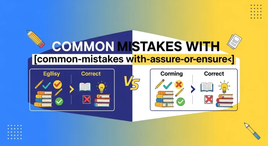 Common Mistakes with Assure or Ensure ❌