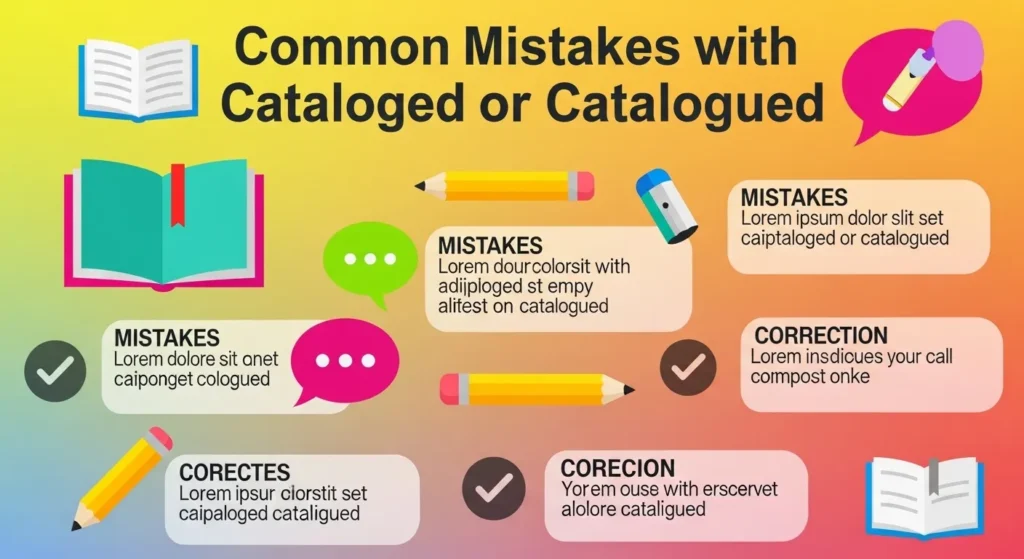 Common Mistakes with Cataloged or Catalogued