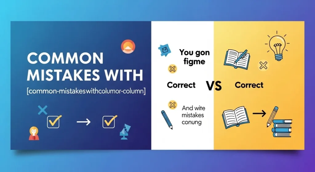 Common Mistakes with Colum or Column