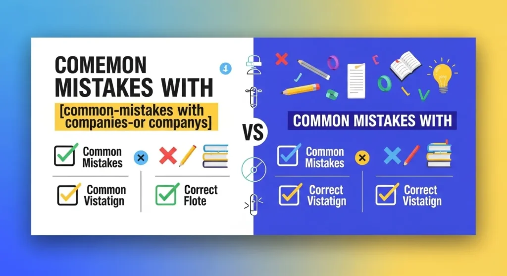 Common Mistakes with Companies or Company's