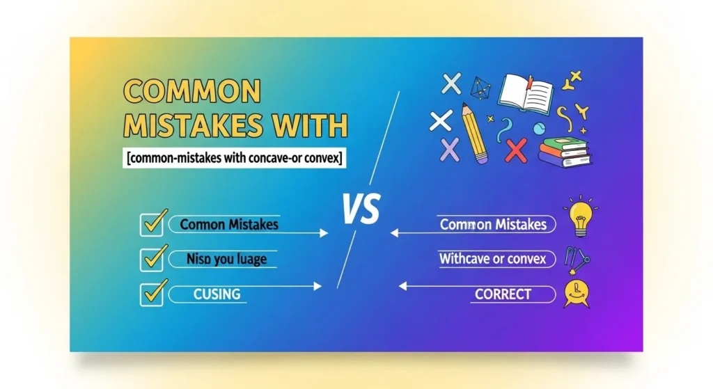 Common Mistakes with Concave or Convex