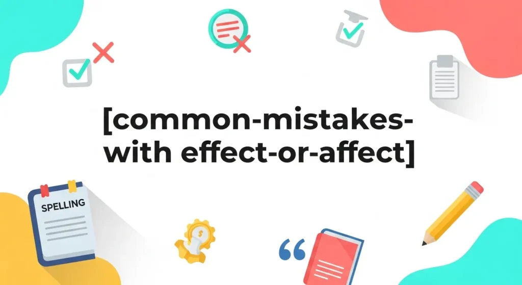 Common Mistakes with Effect or Affect