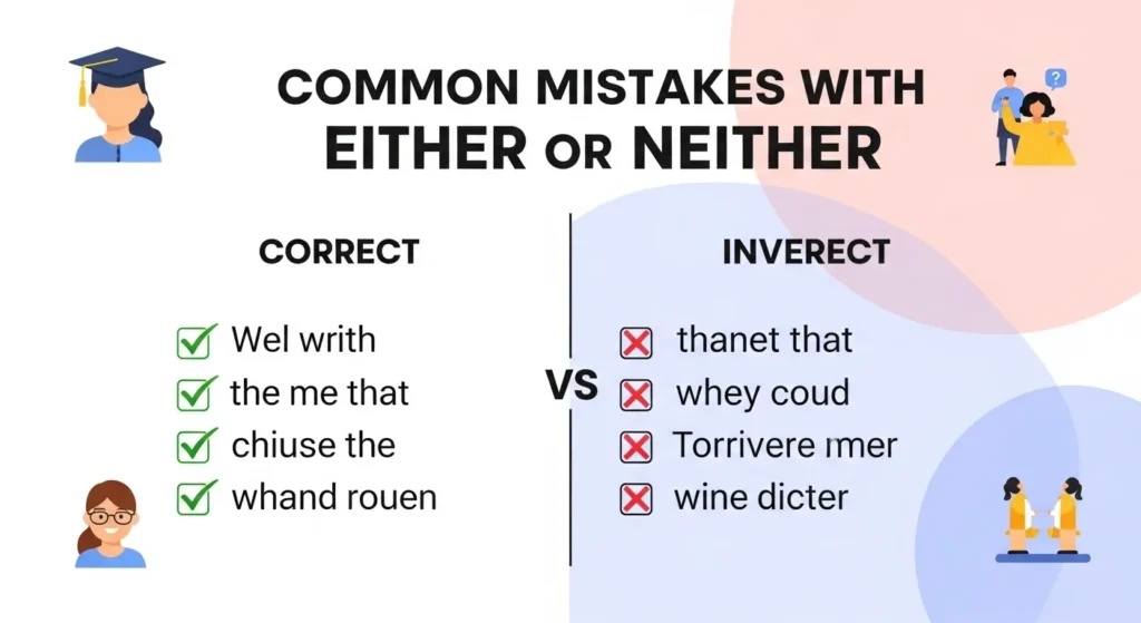 Common Mistakes with Either or Neither