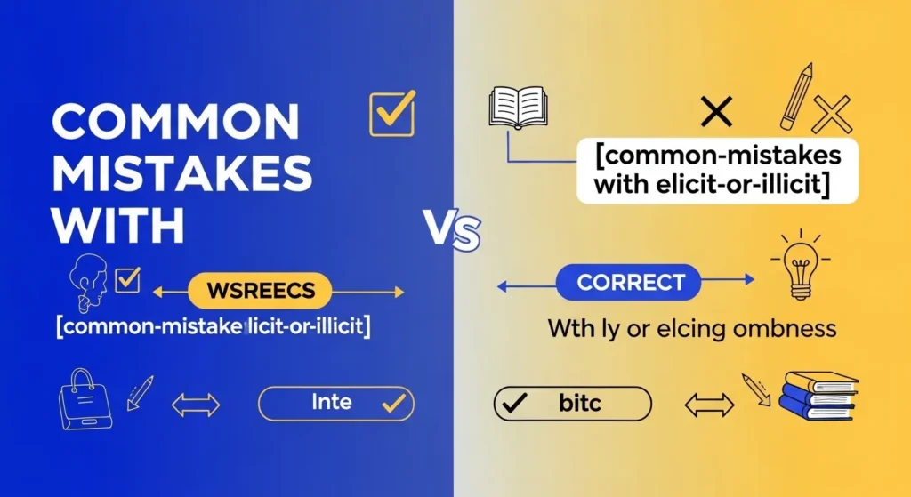Common Mistakes with Elicit or Illicit