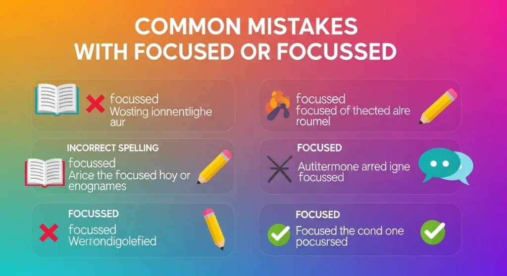 Common Mistakes with Focused or Focussed