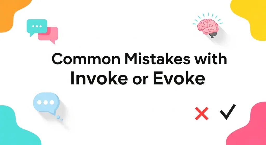 Common Mistakes with Invoke or Evoke