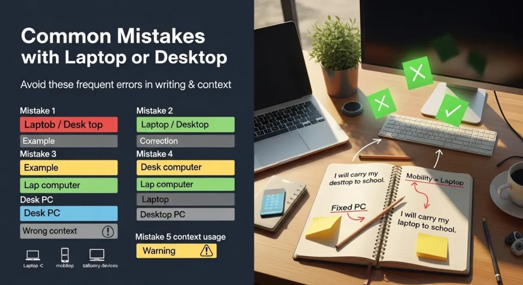 Common Mistakes with Laptop or Desktop