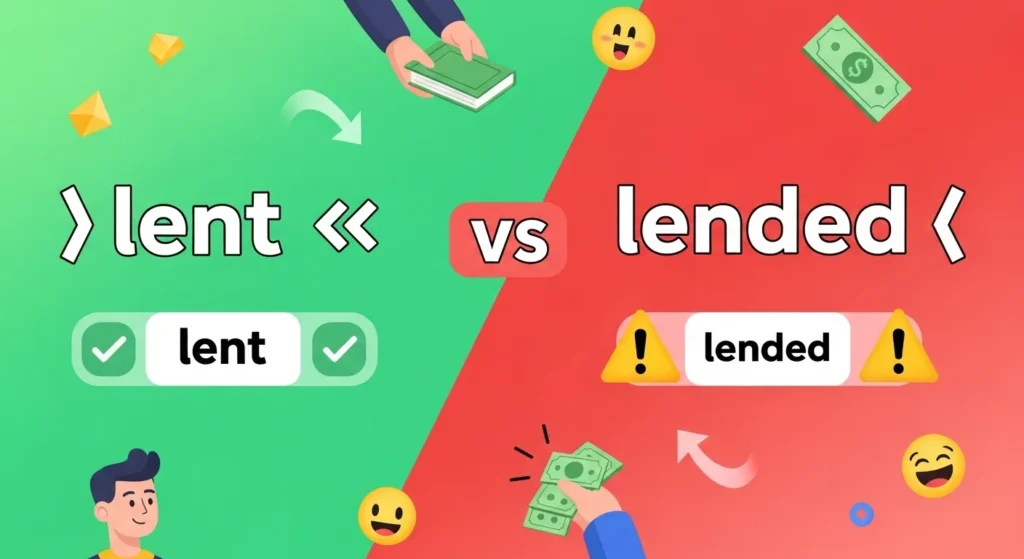 Common Mistakes with Lent or Lended