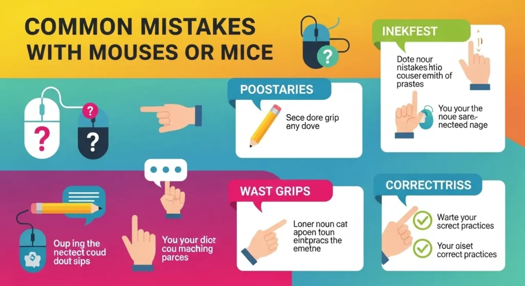 Common Mistakes with Mouses or Mice