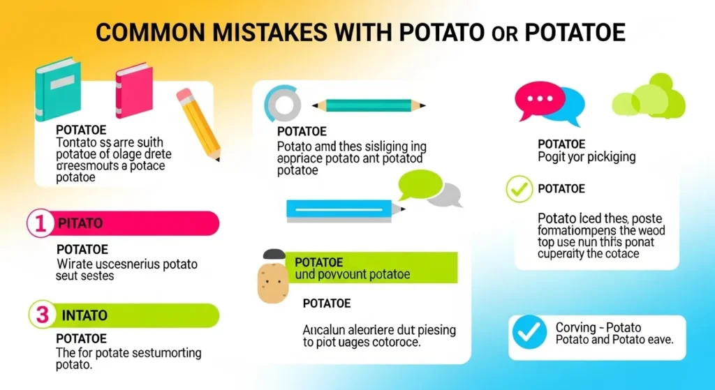 Common Mistakes with Potato or Potatoe