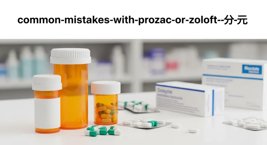 Common Mistakes with Prozac or Zoloft ❌