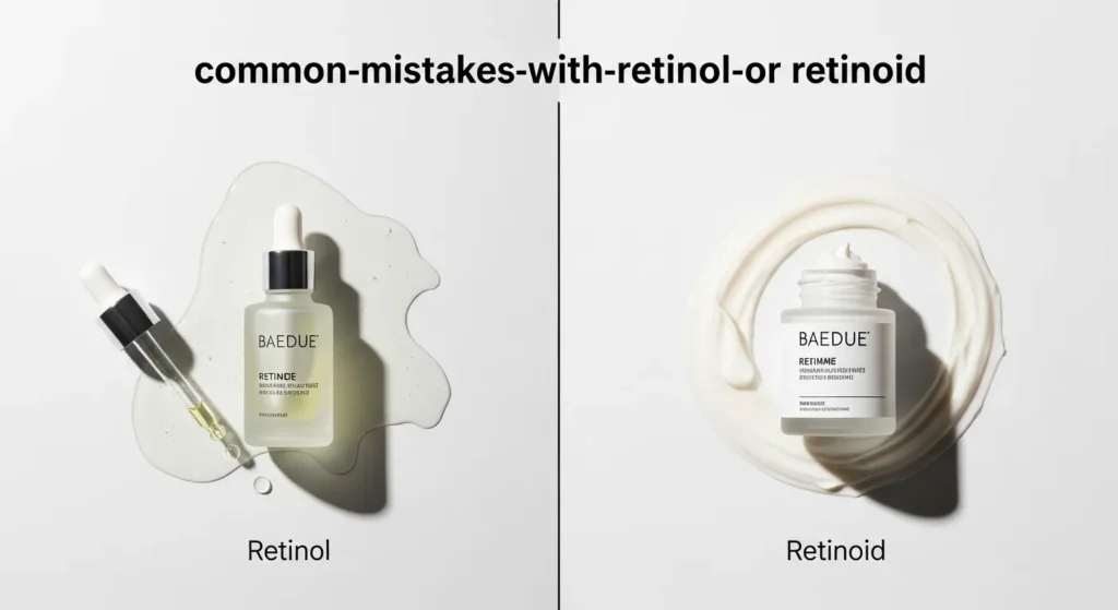 Common Mistakes with Retinol or Retinoid