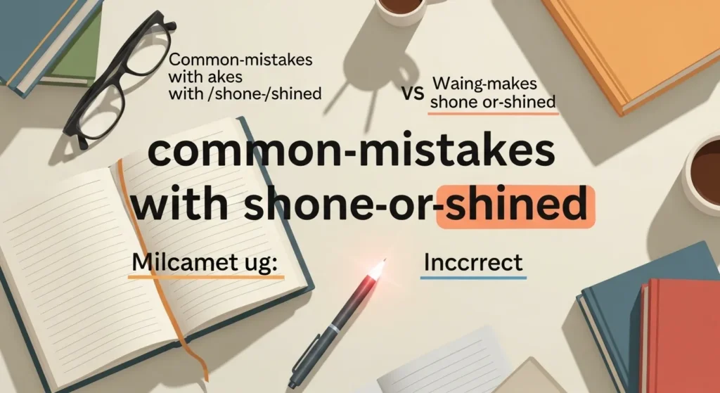 Common Mistakes with Shone or Shined