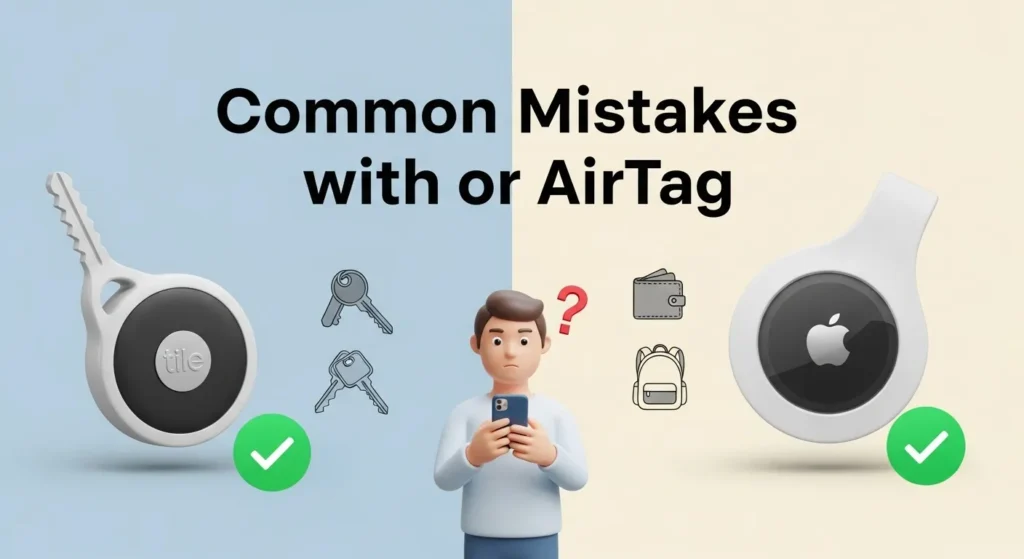 Common Mistakes with Tile or AirTag

