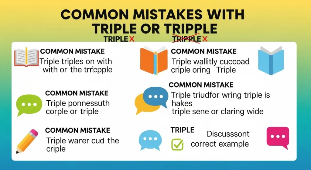Common Mistakes with Triple or Tripple