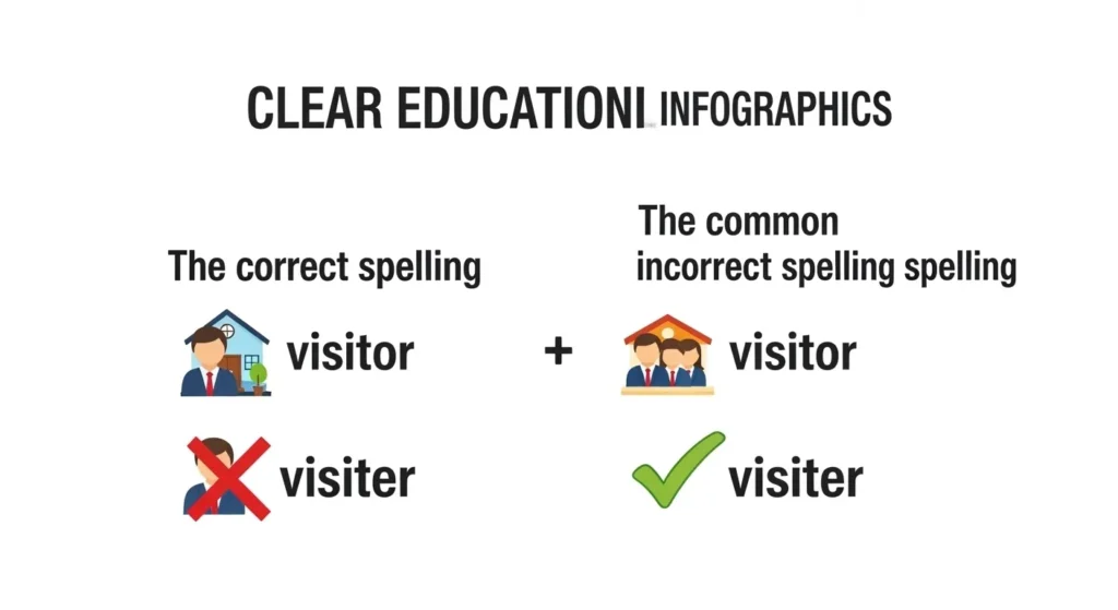Common Mistakes with Visiter or Visitor