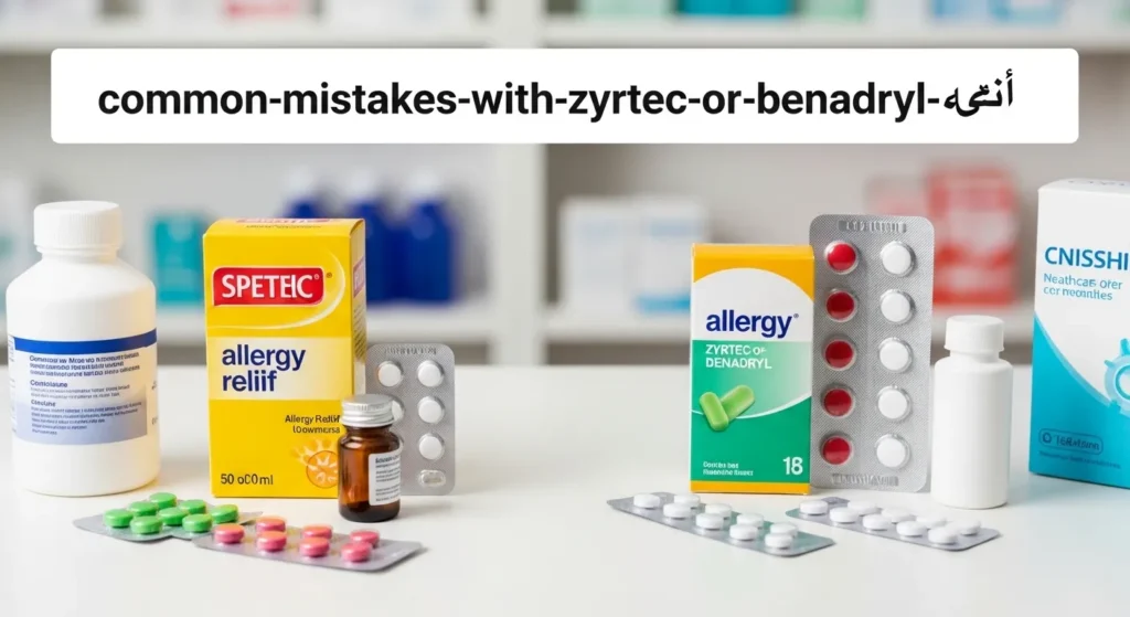 Common Mistakes with Zyrtec or Benadryl ❌