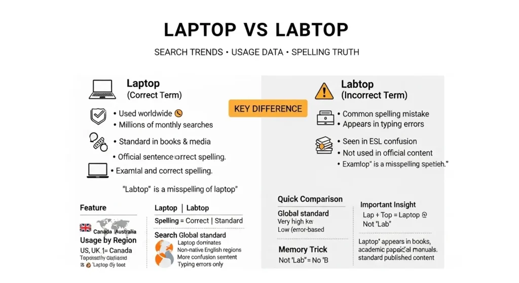 Laptop or Labtop – Google Trends & Usage Data