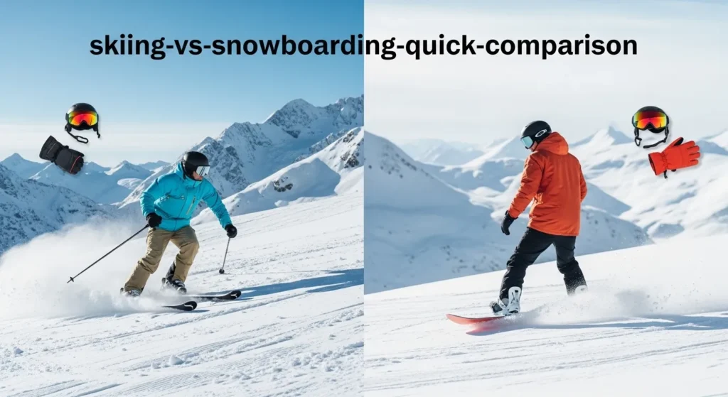 Skiing vs Snowboarding: Quick Comparison