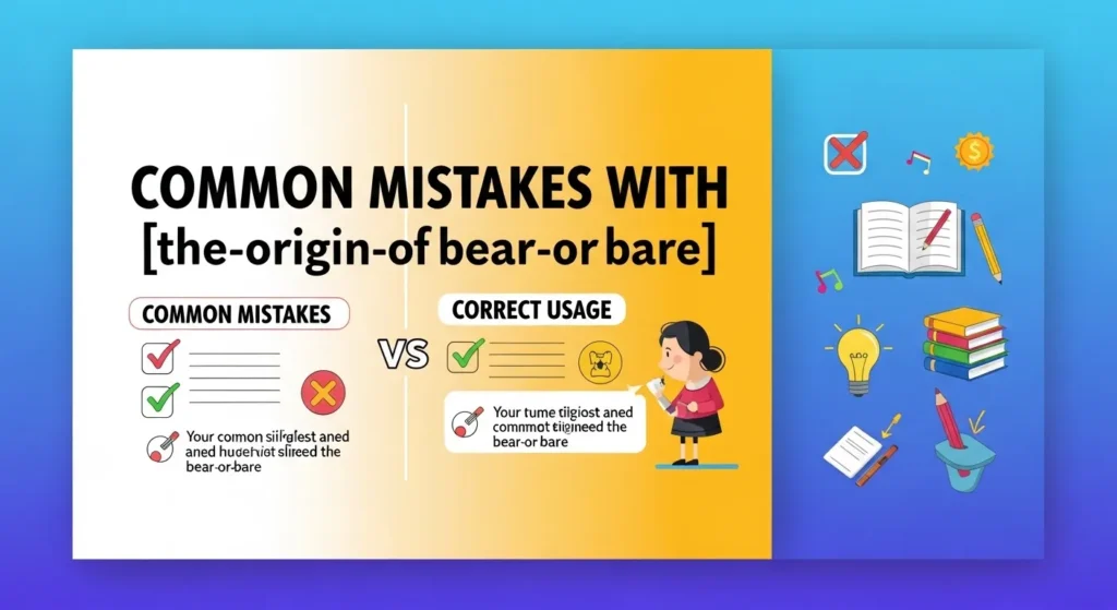 The Origin of Bear or Bare