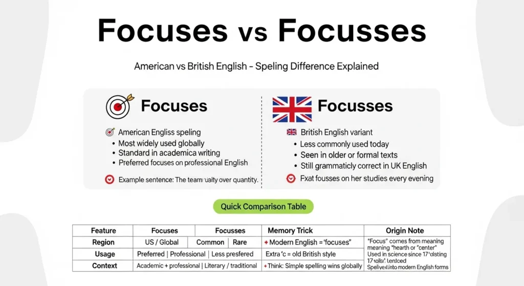 The Origin of Focusses or Focuses