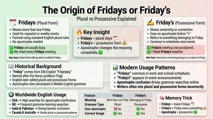 The Origin of Fridays or Friday’s