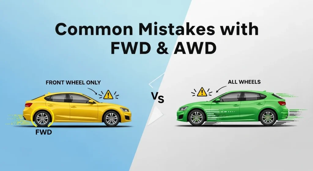 ⚠️ Common Mistakes with FWD and AWD