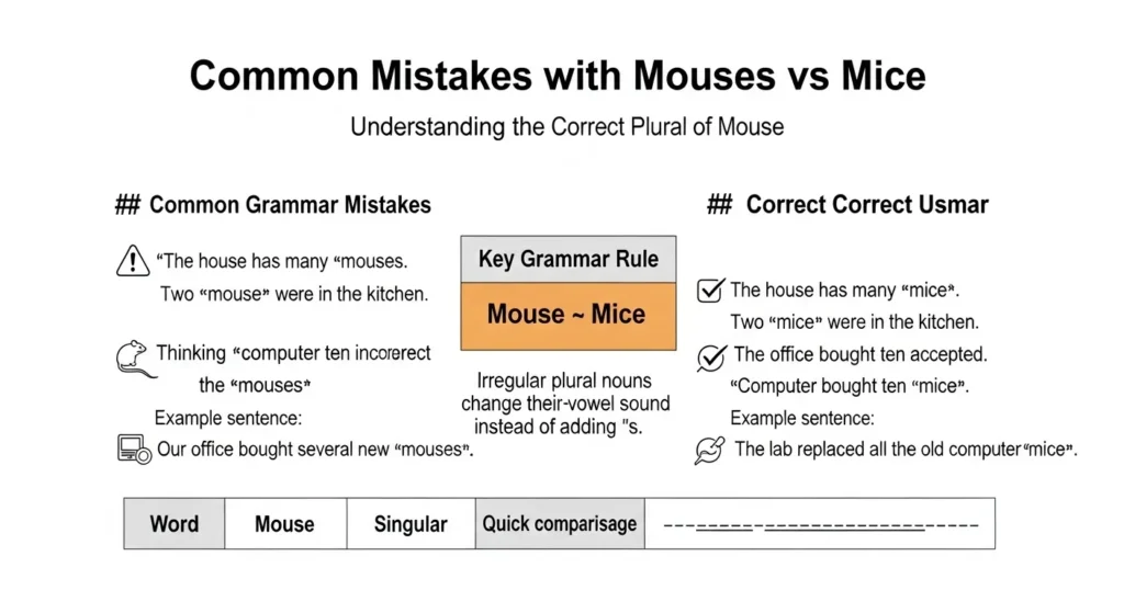 Common Mistakes with Mouses or Mice ⚠️