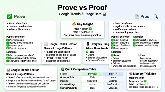 Prove or Proof: Google Trends & Usage Data