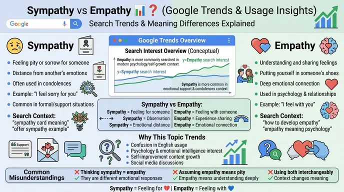 Sympathy or Empathy: Google Trends & Usage Data