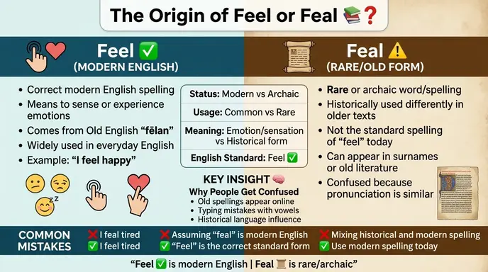 The Origin of Feel or Feal