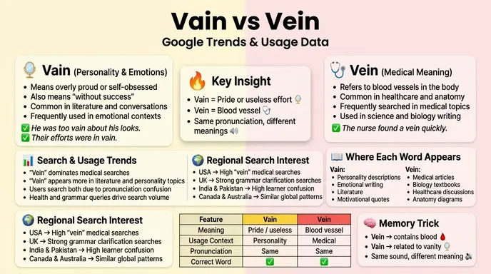 Vain or Vein: Google Trends & Usage Data