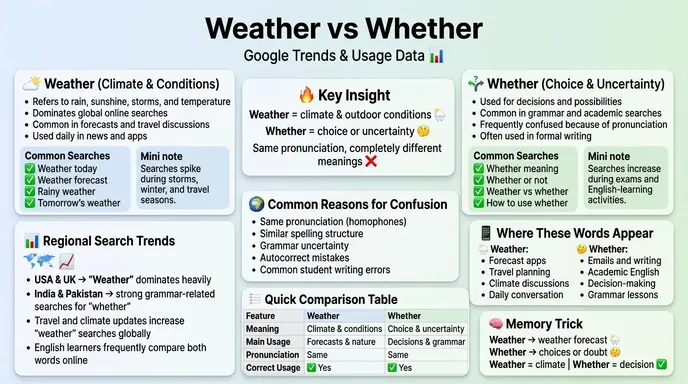 Weather or Whether: Google Trends & Usage Data