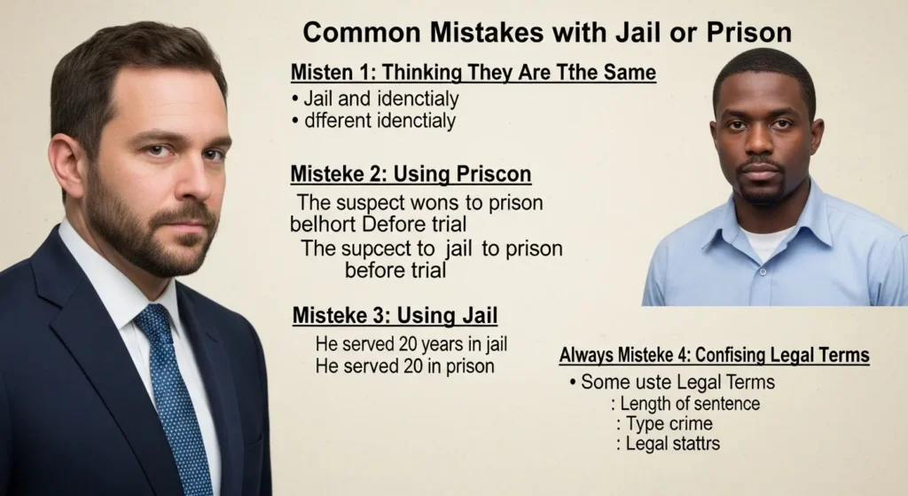⚠️ Common Mistakes with Jail or Prison