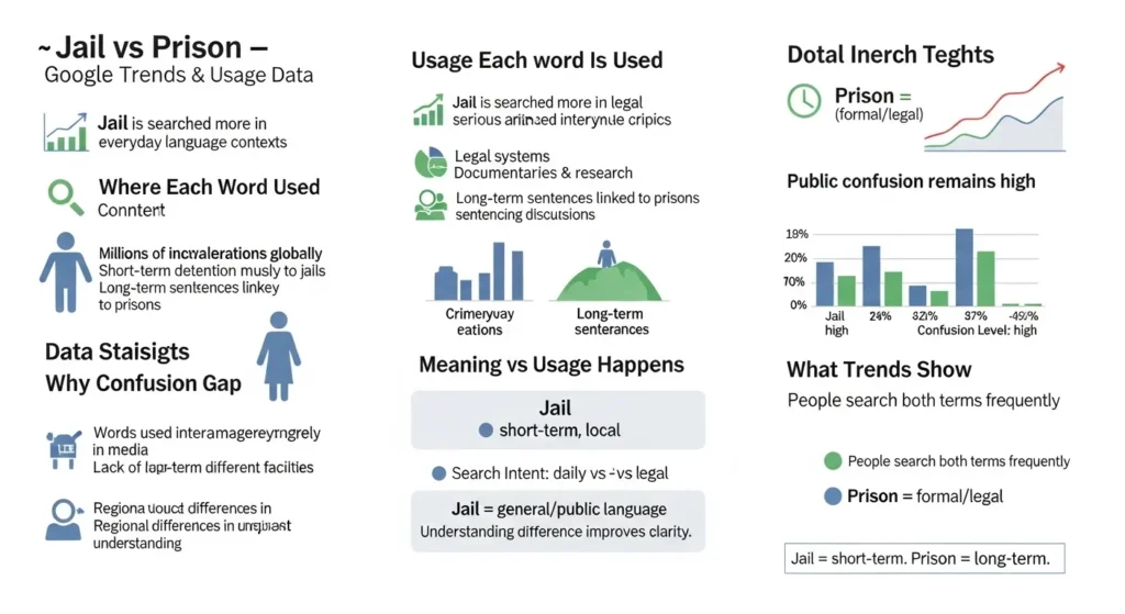 📊 Jail or Prison: Google Trends & Usage Data
