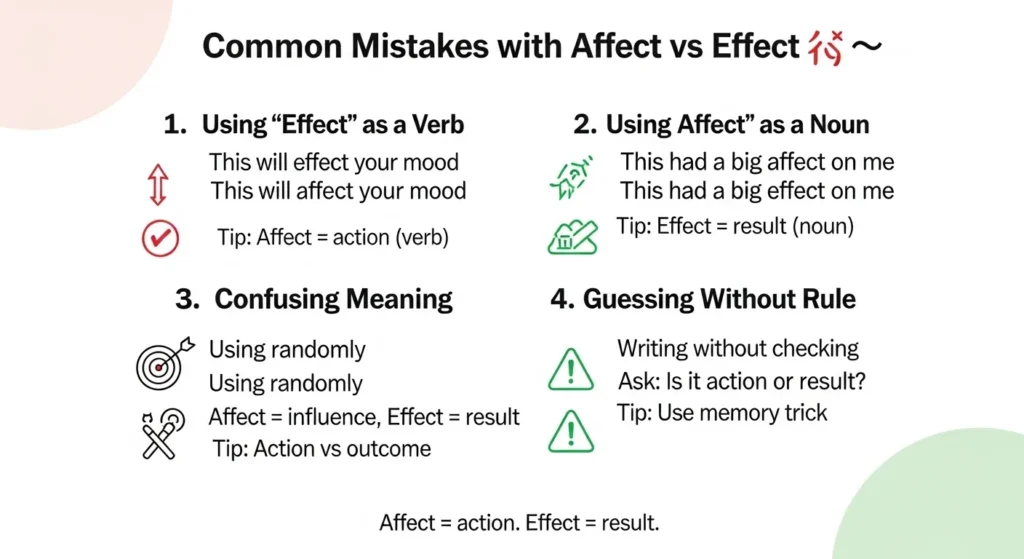 Common Mistakes with Affect vs Effect ❌⚠️