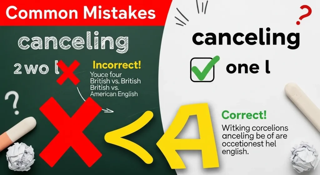 Common Mistakes with Cancelling or Canceling ❌⚠️
