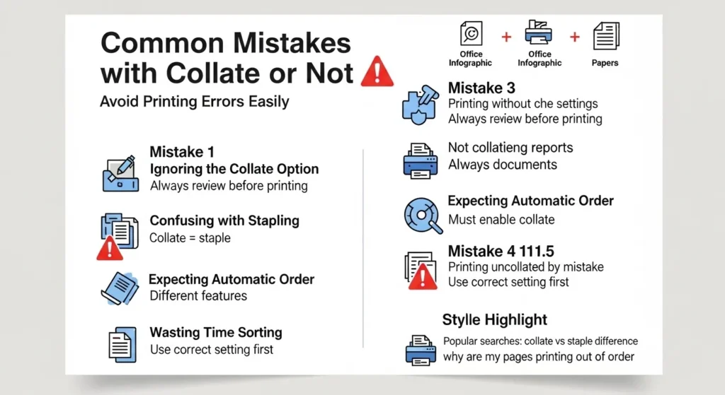Common Mistakes with Collate collate or not