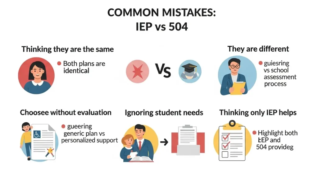 ⚠️ Common Mistakes with IEP or 504