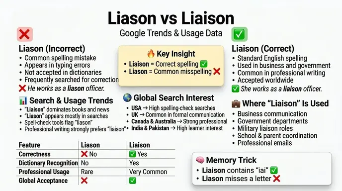 📊 Liason vs Liaison – Google Trends & Usage Data