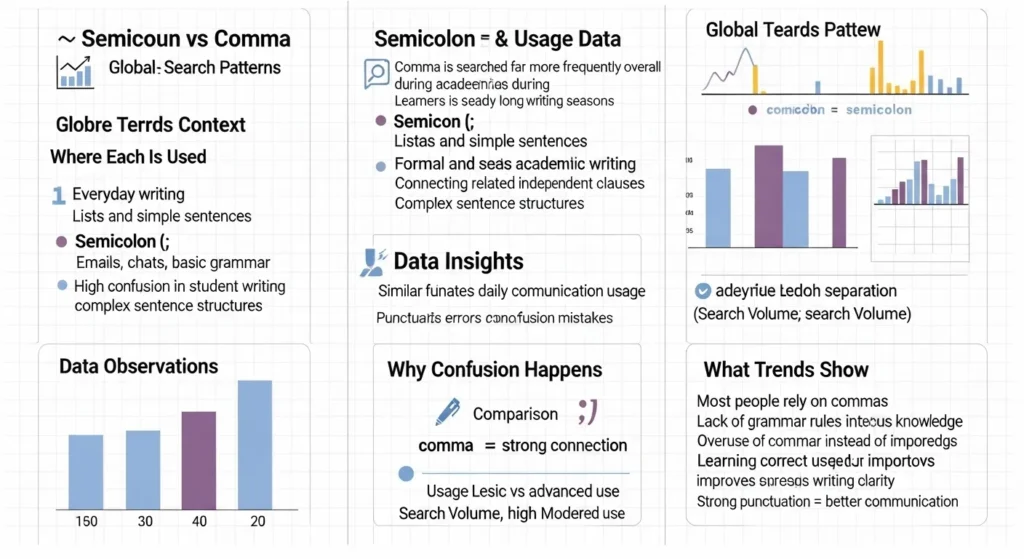 📊 Semicolon or Comma: Google Trends & Usage Data