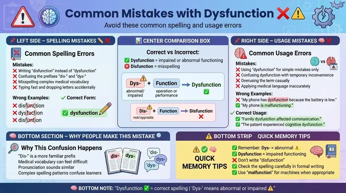Common Mistakes with Dysfunction ❌⚠️