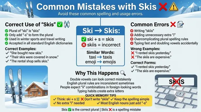 Common Mistakes with Skis ❌⚠️