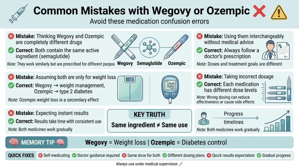Common Mistakes with Wegovy or Ozempic ❌⚠️